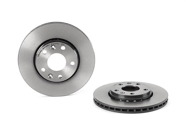 Disco do freio dianteiro Renault Scenic 3 JZ0, JZ1