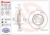 Disco do freio dianteiro 09A72721 BREMBO