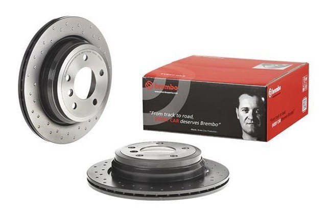 09B3382X BREMBO Диск тормозной задний купить в Винница