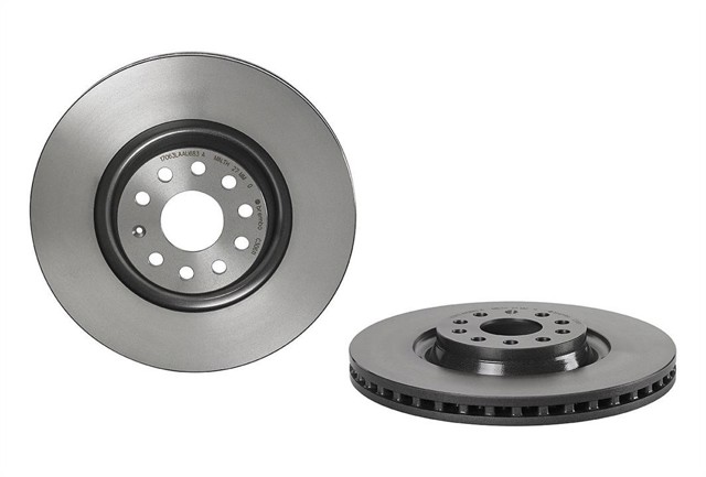 Disco do freio dianteiro Volkswagen Tiguan BW2, BJ2