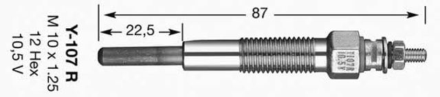 NGK 1229 Свеча накала в наличии Черновцы