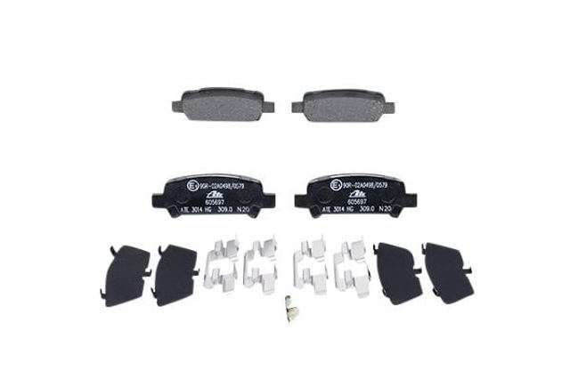 Sapatas do freio traseiras de disco 13046056972 ATE