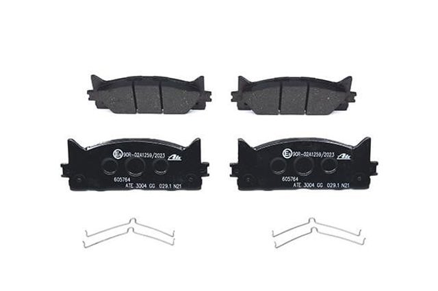 Sapatas do freio dianteiras de disco 13046057642 ATE