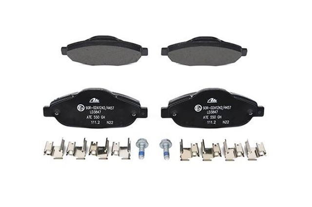 Sapatas do freio dianteiras de disco 13047038472 ATE