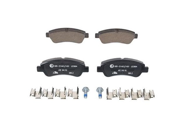 Sapatas do freio dianteiras de disco 13047039942 ATE