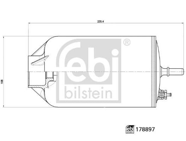 FEBI 178897 Фильтр топливный в наличии Сумы