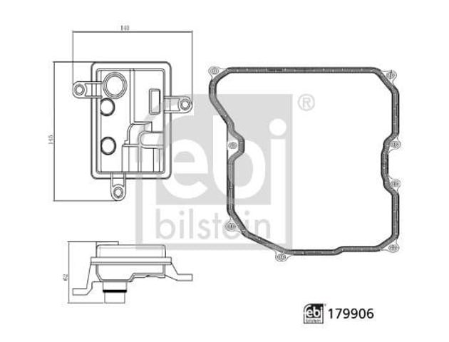 FEBI 179906 Фильтр АКПП в наличии Чернигов