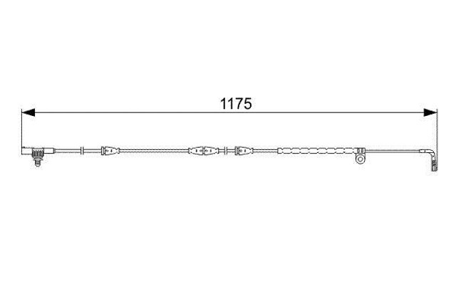1987473032 BOSCH Датчик износа тормозных колодок передний купить в Хмельницкий