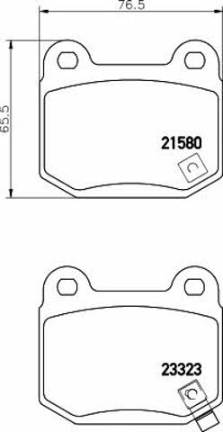 2158001 TEXTAR Колодки тормозные задние дисковые купить в Чернигов
