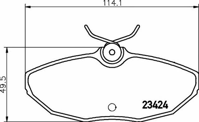 TEXTAR 2342401 Колодки тормозные задние дисковые в наличии Черновцы