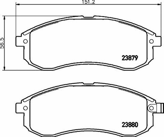TEXTAR 2387902 Колодки тормозные передние дисковые в наличии Каменское