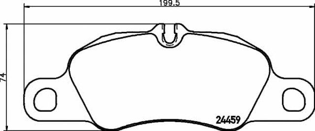TEXTAR 2445901 Колодки тормозные передние дисковые в наличии Каменское