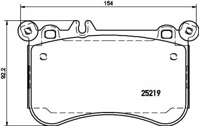 TEXTAR 2521901 Колодки тормозные передние дисковые в наличии Ирпень