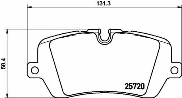 TEXTAR 2572001 Задние тормозные колодки в наличии Ирпень