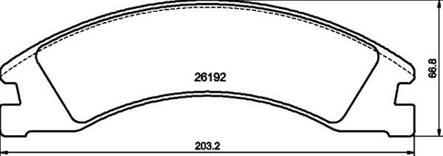 TEXTAR 2619201 Колодки тормозные задние дисковые в наличии Днепр