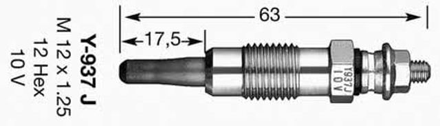 NGK 7503 Свечи накала в наличии Хмельницкий