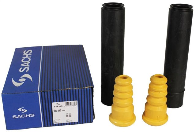 Pára-choque (grade de proteção) de amortecedor traseiro + bota de proteção Ford Focus 2 DA, HCP, DP