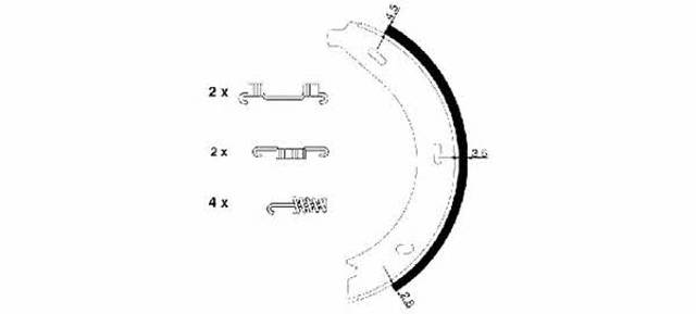 TEXTAR 91054600 Колодки ручника в наличии Черновцы