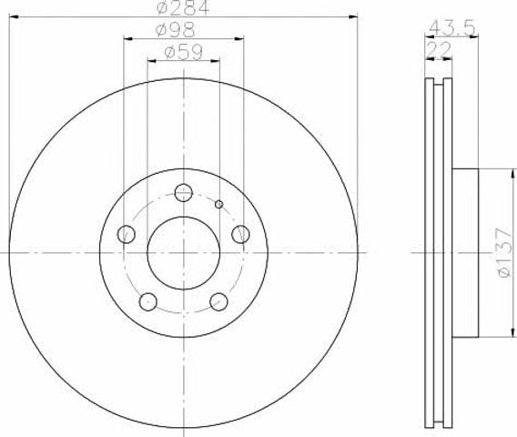 92046803 TEXTAR Передние тормозные диски купить в Черкассы