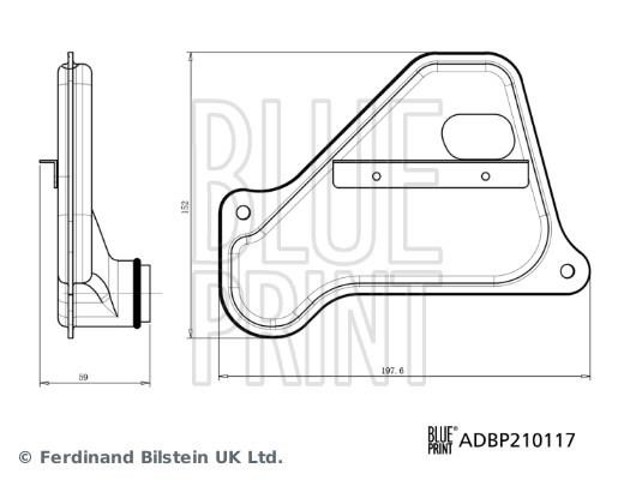 BLUE PRINT ADBP210117 Фильтр АКПП в наличии Каменское