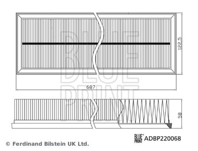 ADBP220068 Воздушный фильтр купить Киев