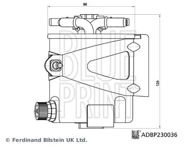 ADBP230036 Фильтр топливный купить Павлоград