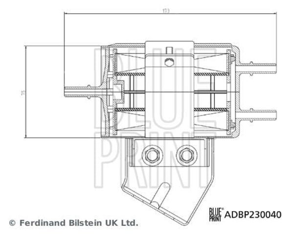 ADBP230040 BLUE PRINT Фильтр топливный купить в Кривой Рог