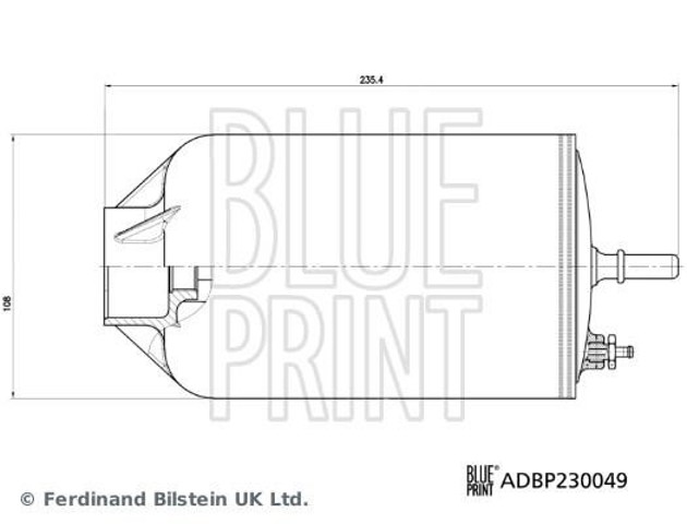 ADBP230049 BLUE PRINT Топливный фильтр купить в Чернигов