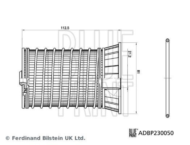 BLUE PRINT ADBP230050 Топливный фильтр в наличии Сумы