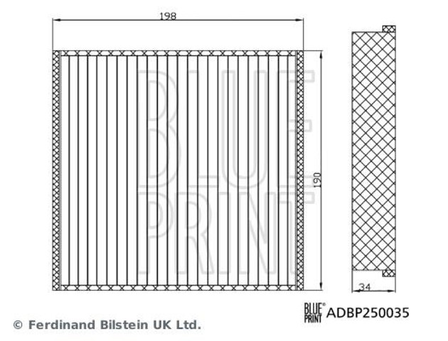 ADBP250035 Фильтр салона купить Черкассы