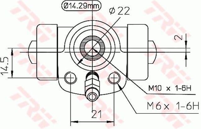 BWA108 Цилиндр тормозной колесный купить Полтава