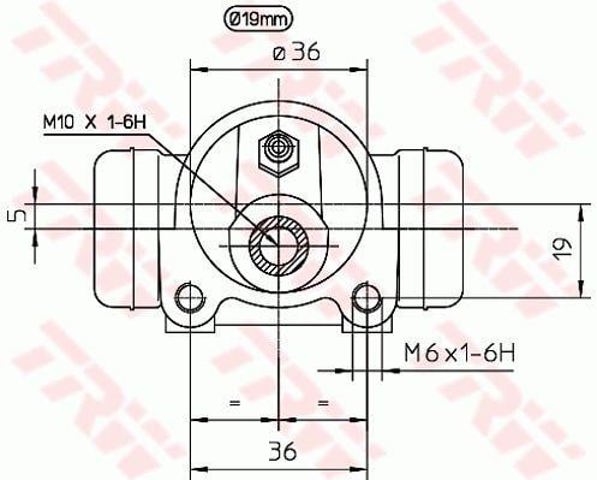 TRW BWD121 Цилиндр тормозной колесный в наличии Хмельницкий