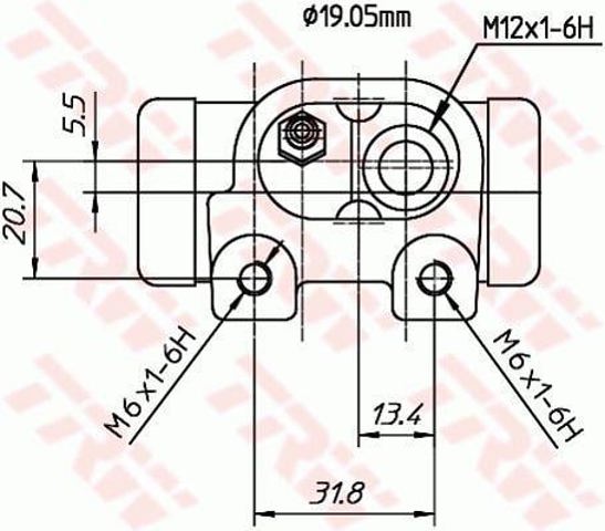 BWD307T Цилиндр тормозной колесный купить Днепр