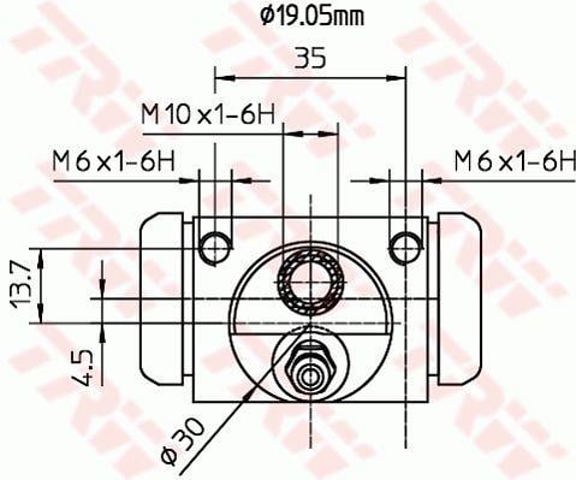 BWD312 Цилиндр тормозной колесный купить Одесса