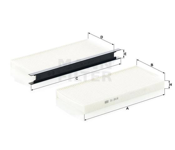MANN CU24182 Фильтр салона в наличии Черкассы