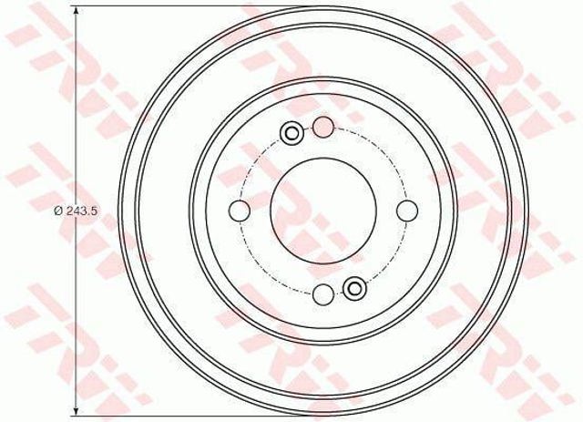 DB4401 Тормозной барабан купить Харьков