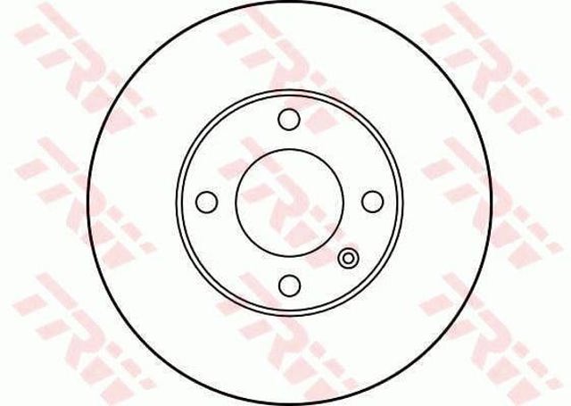 Disco do freio dianteiro DF1518 TRW
