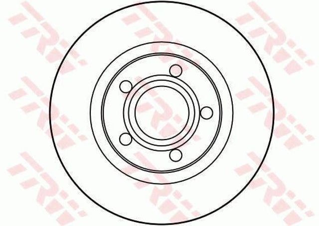 TRW DF2806 Передние тормозные диски в наличии Ужгород