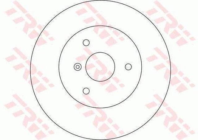 Disco do freio dianteiro DF4135 TRW