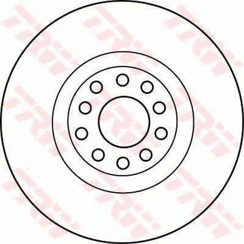 DF4209S TRW Диск тормозной передний купить в Украина