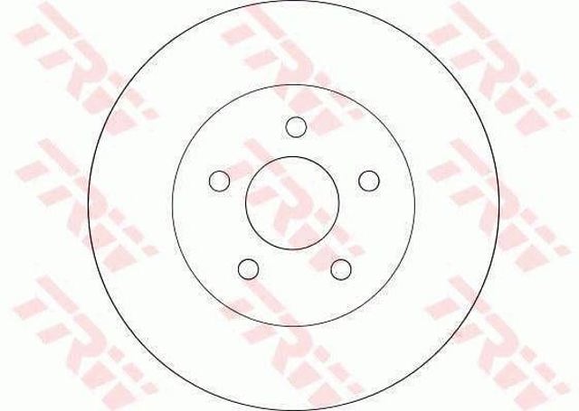 Disco do freio traseiro DF4218 TRW