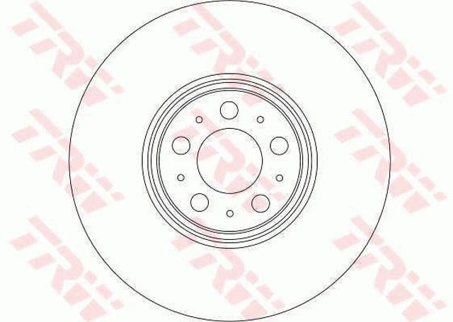 Disco do freio dianteiro DF4340S TRW