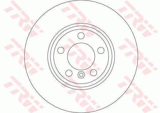 Disco do freio dianteiro DF4361 TRW