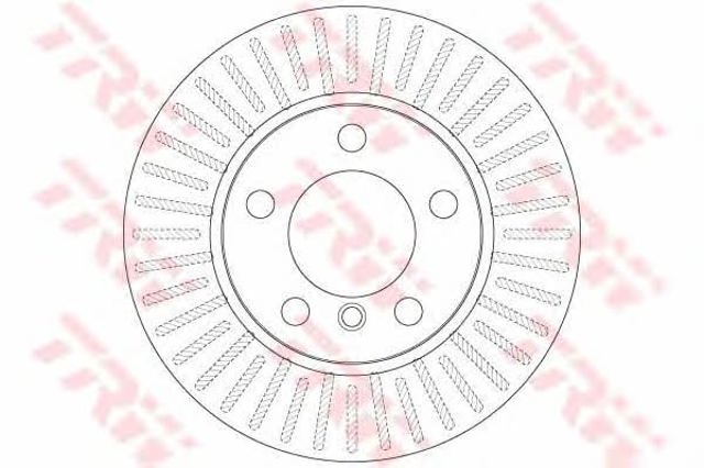 Disco do freio dianteiro DF6255 TRW