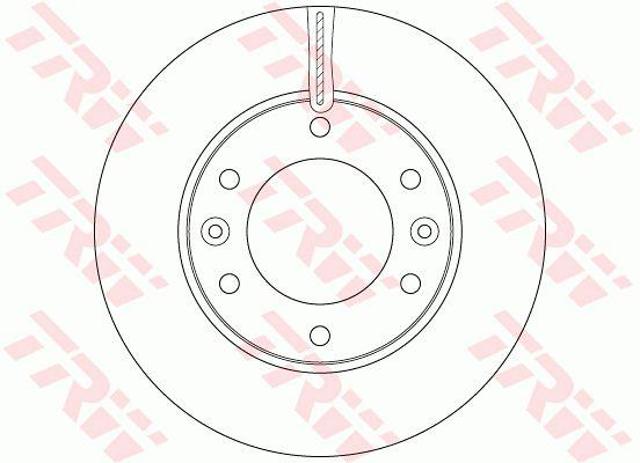 Disco do freio dianteiro Hyundai H-1 STAREX TQ