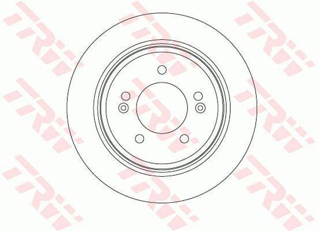 Disco do freio traseiro DF7953 TRW