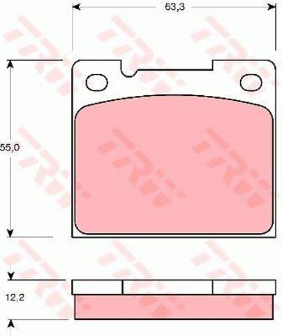 GDB1066 Колодки тормозные задние дисковые купить Харьков