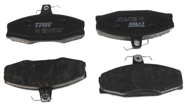 Sapatas do freio dianteiras de disco GDB1280 TRW