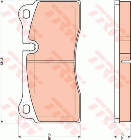 GDB1816 Колодки тормозные задние дисковые купить Кривой Рог