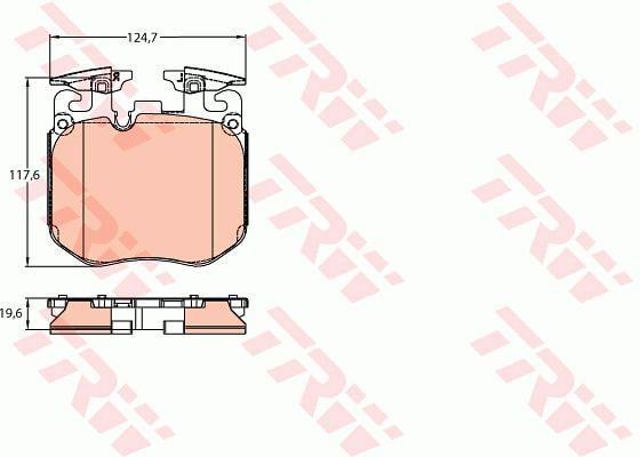 GDB2147 Передние тормозные колодки купить Хмельницкий